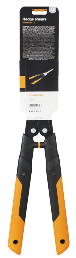 Fiskars Heggenschaar HSX92 Powergear Transmissie - 63 Cm 17 Fiskars Heggenschaar HSX92 Powergear Transmissie - 63 Cm -Tuingereedschaps Winkel 1023631PowerGearXHedgeShearHSX92pack2