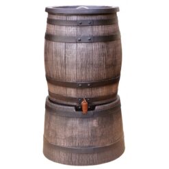 Roto Regentonvoet Donkerbruin Voor Roto Regenton 50 Liter -Tuingereedschaps Winkel 120 liter regenton wineman 2