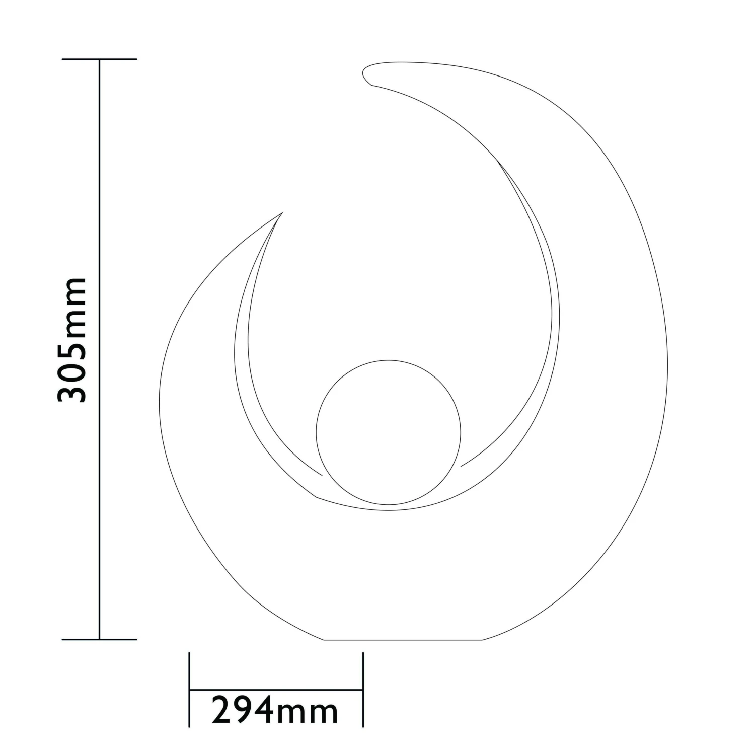 Luxform Solar Tuinbeeld Sunrise 4 Luxform Solar Tuinbeeld Sunrise - Afbeelding 2