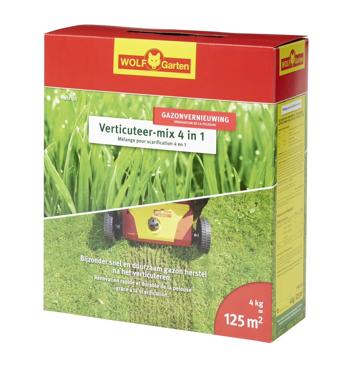 Wolf-Garten Wolf Garten Verticuteer Mix V-Mix 125 3 Wolf-Garten Wolf Garten Verticuteer Mix V-Mix 125