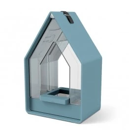 Emsa Vogelvoederhuis Landhaus Grijsblauw 3 Emsa Vogelvoederhuis Landhaus Grijsblauw