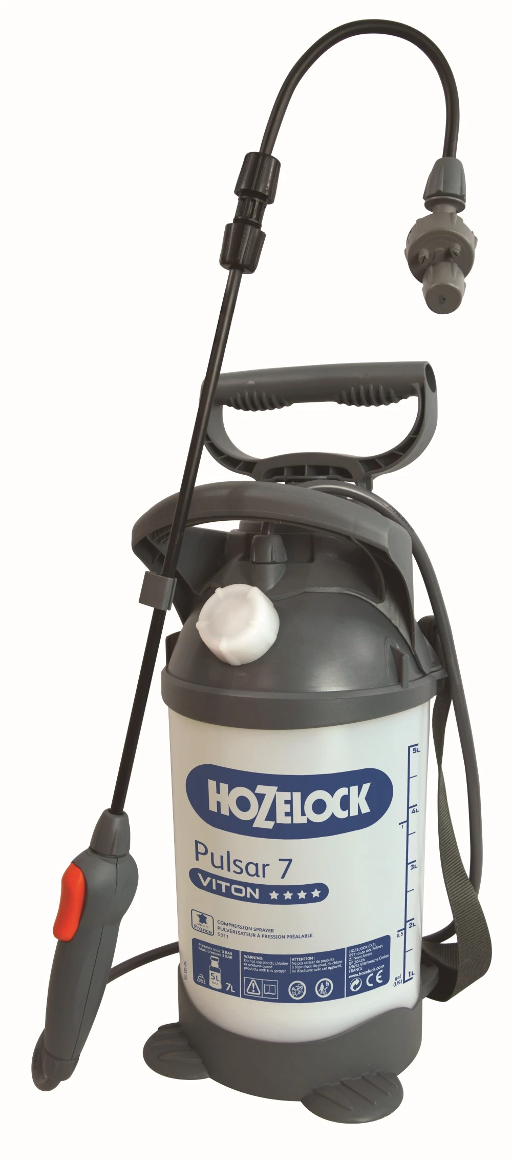 Hozelock Drukspuit Pulsar Viton 7 Liter 3 Hozelock Drukspuit Pulsar Viton 7 Liter