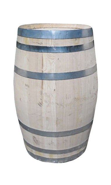 Houten Regenton Kastanje - 65 Liter Met Deksel 3 Houten Regenton Kastanje - 65 Liter Met Deksel