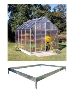 Royal Well Tuinkas En Fundering Popular 86 Blank Polycarbonaat 4mm