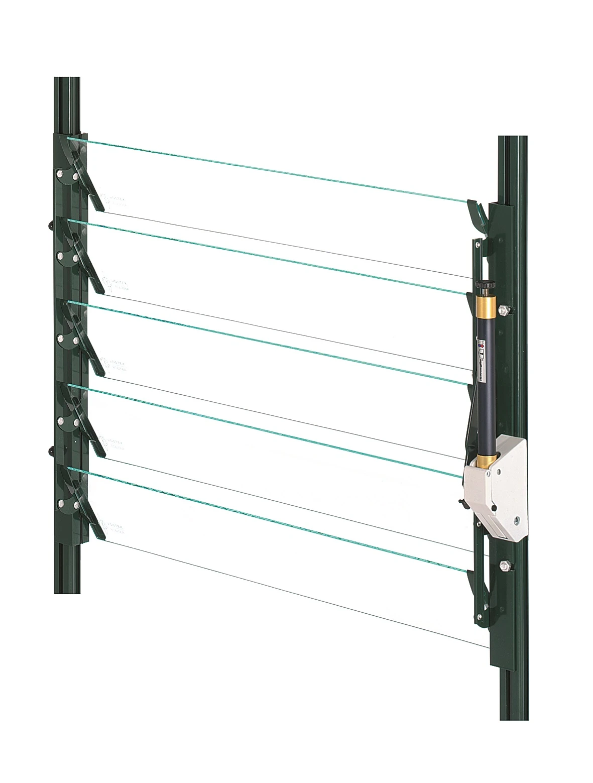 Halls Louvreraam 5L 457 X 610 Mm Veiligheidsglas Blank 3 Halls Louvreraam 5L 457 X 610 Mm Veiligheidsglas Blank