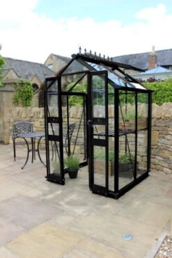 Royal Well Tuinkas Birdlip 44 Zwart Gecoat Veiligheidsglas 3 Mm