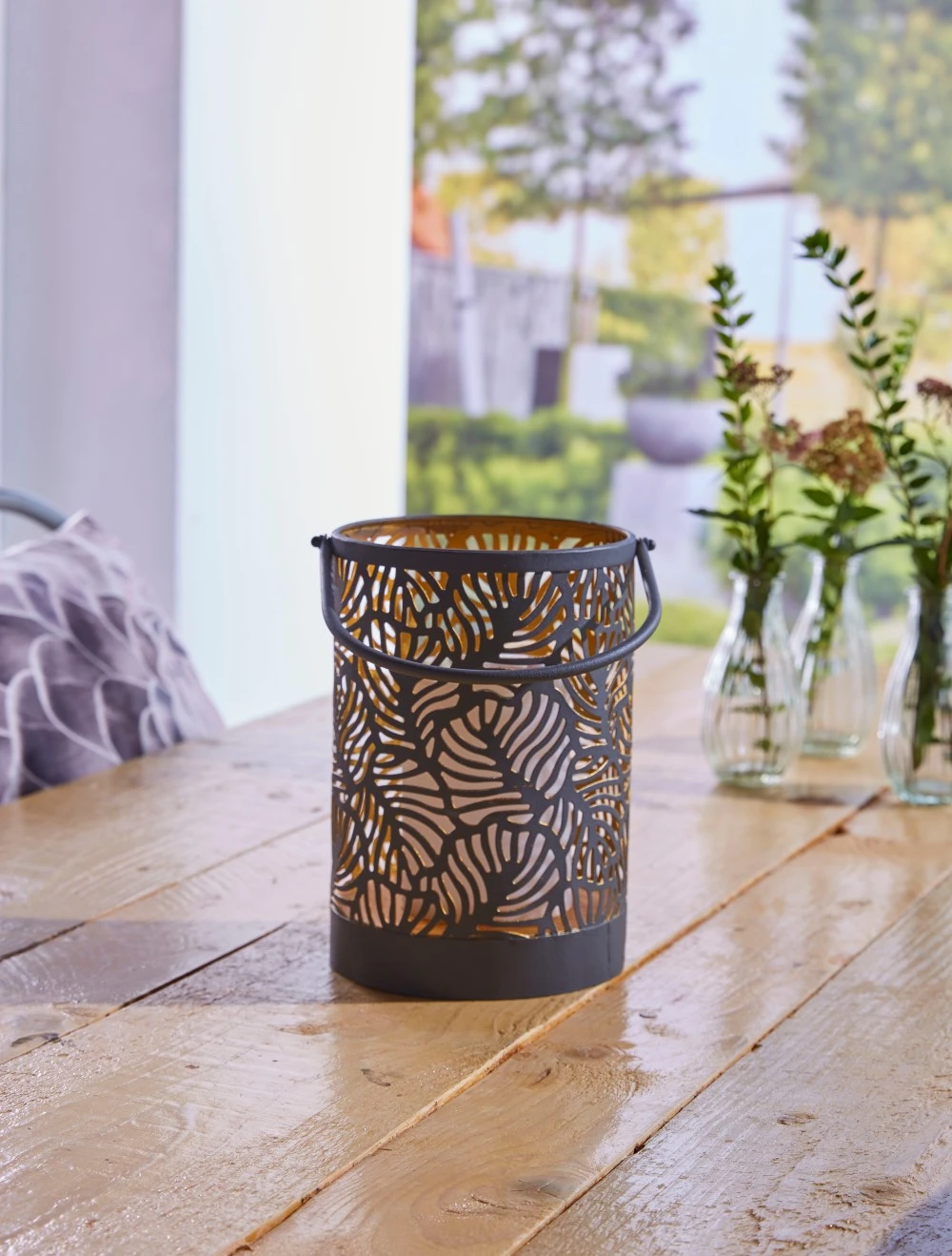 Luxform Solar Tafel Lantaarn Vogue 4 Luxform Solar Tafel Lantaarn Vogue - Afbeelding 2