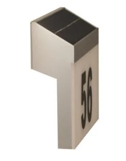 Luxform High Lumen Solar Huisnummer Wandlamp Cornwall 3/20 Lumen