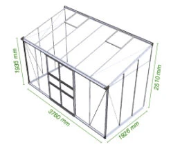 Royal Well Muurkas Broadway 126 Zwart Gecoat Veiligheidsglas 3mm -Tuingereedschaps Winkel 8719214380939 2