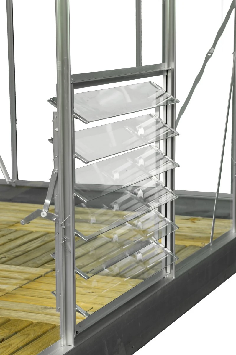 Halls Louvreraam 5L 457 X 610 Mm Veiligheidsglas Blank 4 Halls Louvreraam 5L 457 X 610 Mm Veiligheidsglas Blank - Afbeelding 2