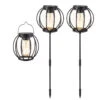 Tuinlampen Set Solar Zwart 3 Stuks 1 Tuinlampen Set Solar Zwart 3 Stuks -Tuingereedschaps Winkel 894993s1