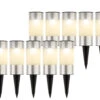 Tuinlampen Set Solar Zilver RVS 10 Stuks Klein -Tuingereedschaps Winkel 895829s1