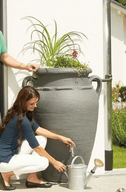 Design Regenton Muur Kruik Antraciet 600 Liter -Tuingereedschaps Winkel 91333979c8ab970a47f0c01b7d66fa71