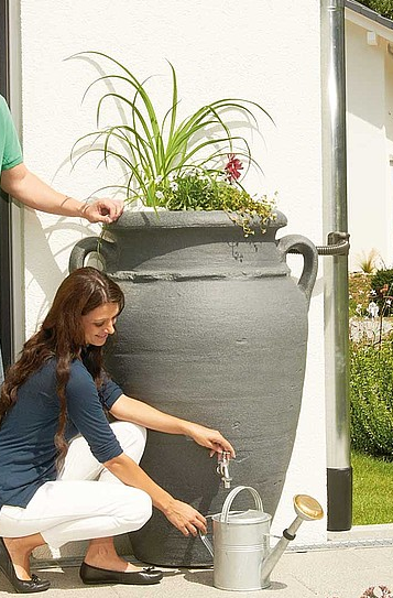 Design Regenton Muur Kruik Antraciet 600 Liter 7 Design Regenton Muur Kruik Antraciet 600 Liter - Afbeelding 5