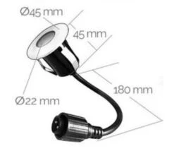 Easy Connect Led Grond Spot Warm Wit 6 Stuks -Tuingereedschaps Winkel Easy Connect Led grond spot Warm wit 6 stuks 2