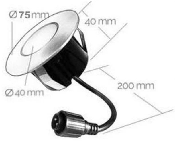 Easy Connect Led Grond Spot Warm Wit Ø 7,5CM 5 Easy Connect Led Grond Spot Warm Wit Ø 7,5CM - Afbeelding 3