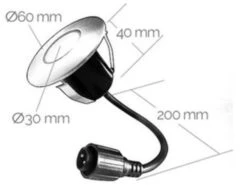 Easy Connect Led Grond Spot Blauw 3 Stuks -Tuingereedschaps Winkel Easy Connect Led grond spot blauw 3 stuks 2