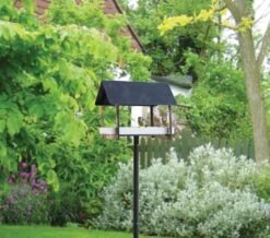 Esschert Voedertafel Op Pin Antraciet/Wit -Tuingereedschaps Winkel FB408 41