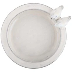 Esschert Vogelbad Op Voet Keramiek Creme -Tuingereedschaps Winkel FB423 03