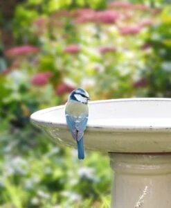 Esschert Vogelbad Op Voet Keramiek Creme -Tuingereedschaps Winkel FB423 40