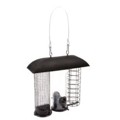 Esschert Vogelvoederhuis Trio Voedersilo -Tuingereedschaps Winkel FB469 04