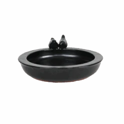 Esschert Vogelbad Keramiek Rond Grijs