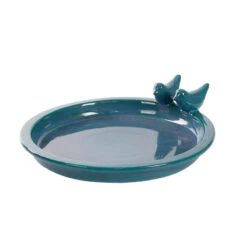 Esschert Vogelbad Keramiek Rond Petrol L 13 Esschert Vogelbad Keramiek Rond Petrol L -Tuingereedschaps Winkel FB544 03