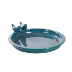 Esschert Vogelbad Keramiek Rond Petrol L 19 Esschert Vogelbad Keramiek Rond Petrol L -Tuingereedschaps Winkel FB544 09