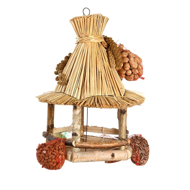 Esschert Vogelhangerhuisje Stro Met Voer 8 Esschert Vogelhangerhuisje Stro Met Voer - Afbeelding 6