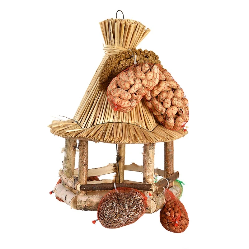 Esschert Vogelhangerhuisje Stro Met Voer 10 Esschert Vogelhangerhuisje Stro Met Voer - Afbeelding 8