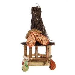 Esschert Vogelhangerhuisje Berken Met Voer -Tuingereedschaps Winkel FB851 08