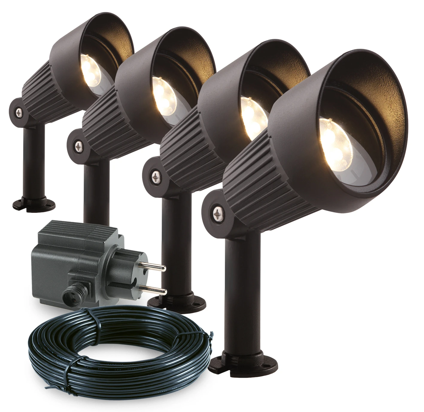 Garden Lights Tuinspot Set Focus LED 4 Stuks 3 Garden Lights Tuinspot Set Focus LED 4 Stuks