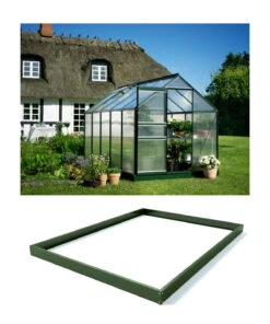 Royal Well Tuinkas En Fundering Popular 106 Groen Polycarbonaat