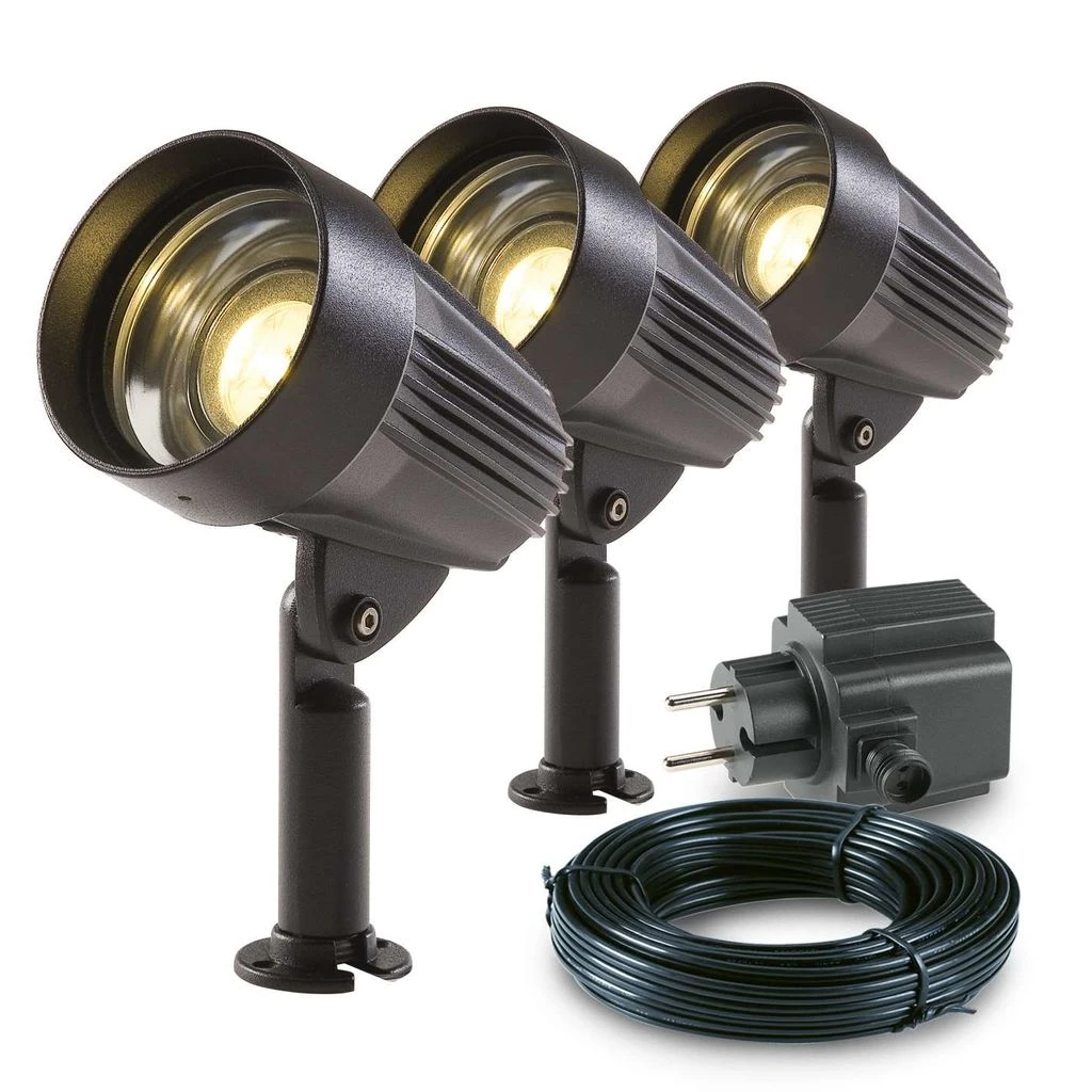 Garden Lights Tuinspot Set Corvus LED 3 Stuks 5 Garden Lights Tuinspot Set Corvus LED 3 Stuks - Afbeelding 3