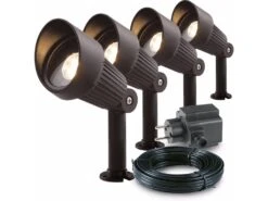 Garden Lights Tuinspot Set Focus LED 4 Stuks 9 Garden Lights Tuinspot Set Focus LED 4 Stuks -Tuingereedschaps Winkel GL Focus