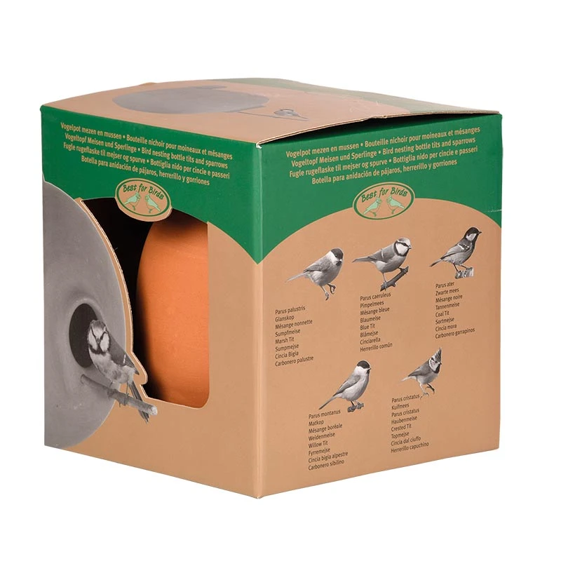 Esschert Vogelpot Vogelpot Rond Mezen En Mussen 10 Esschert Vogelpot Vogelpot Rond Mezen En Mussen - Afbeelding 8