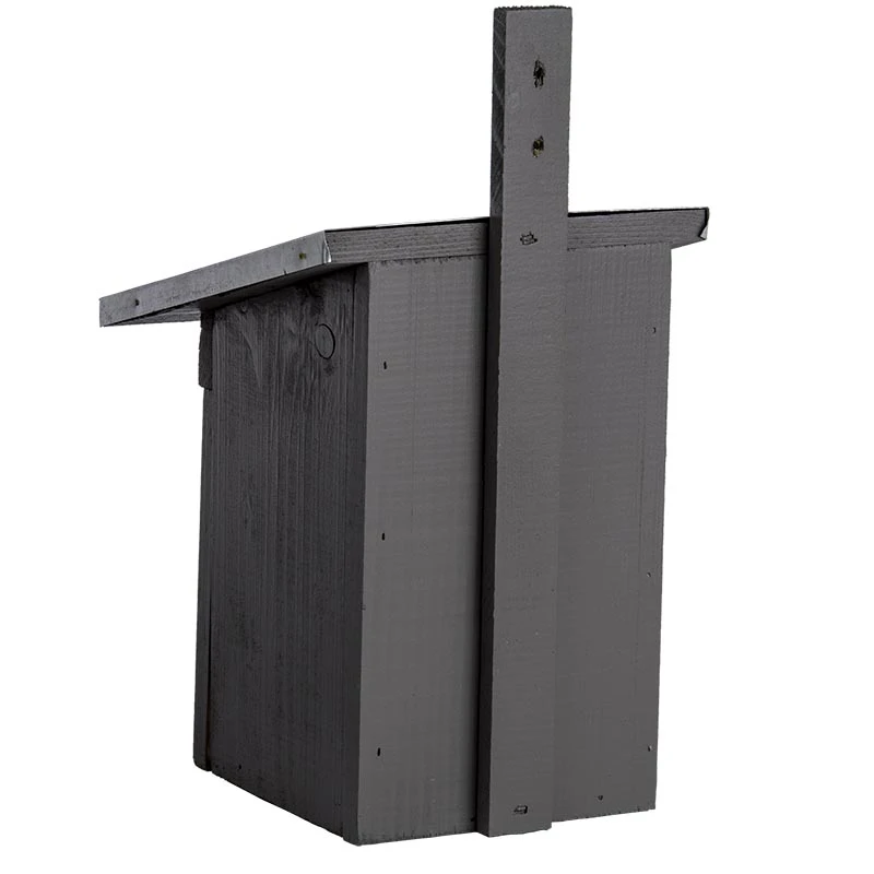 Esschert Vogelhuis Koolmees Grijs 4 Esschert Vogelhuis Koolmees Grijs - Afbeelding 2