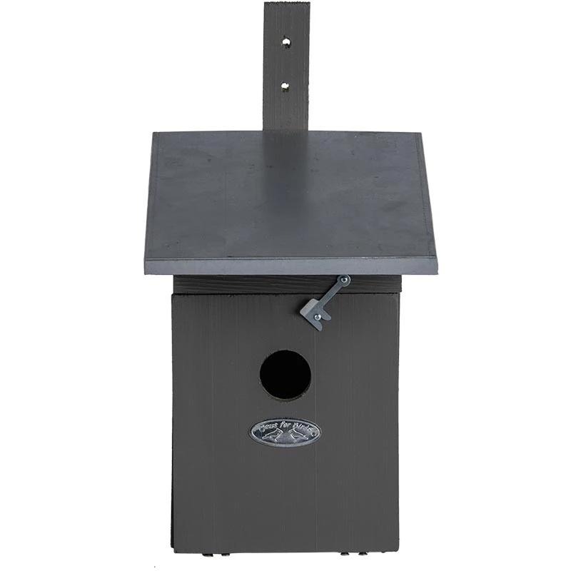 Esschert Vogelhuis Koolmees Grijs 8 Esschert Vogelhuis Koolmees Grijs - Afbeelding 6