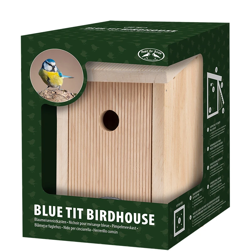 Esschert Nestkast Pimpelmees In Cadeaudoos 12 Esschert Nestkast Pimpelmees In Cadeaudoos - Afbeelding 10