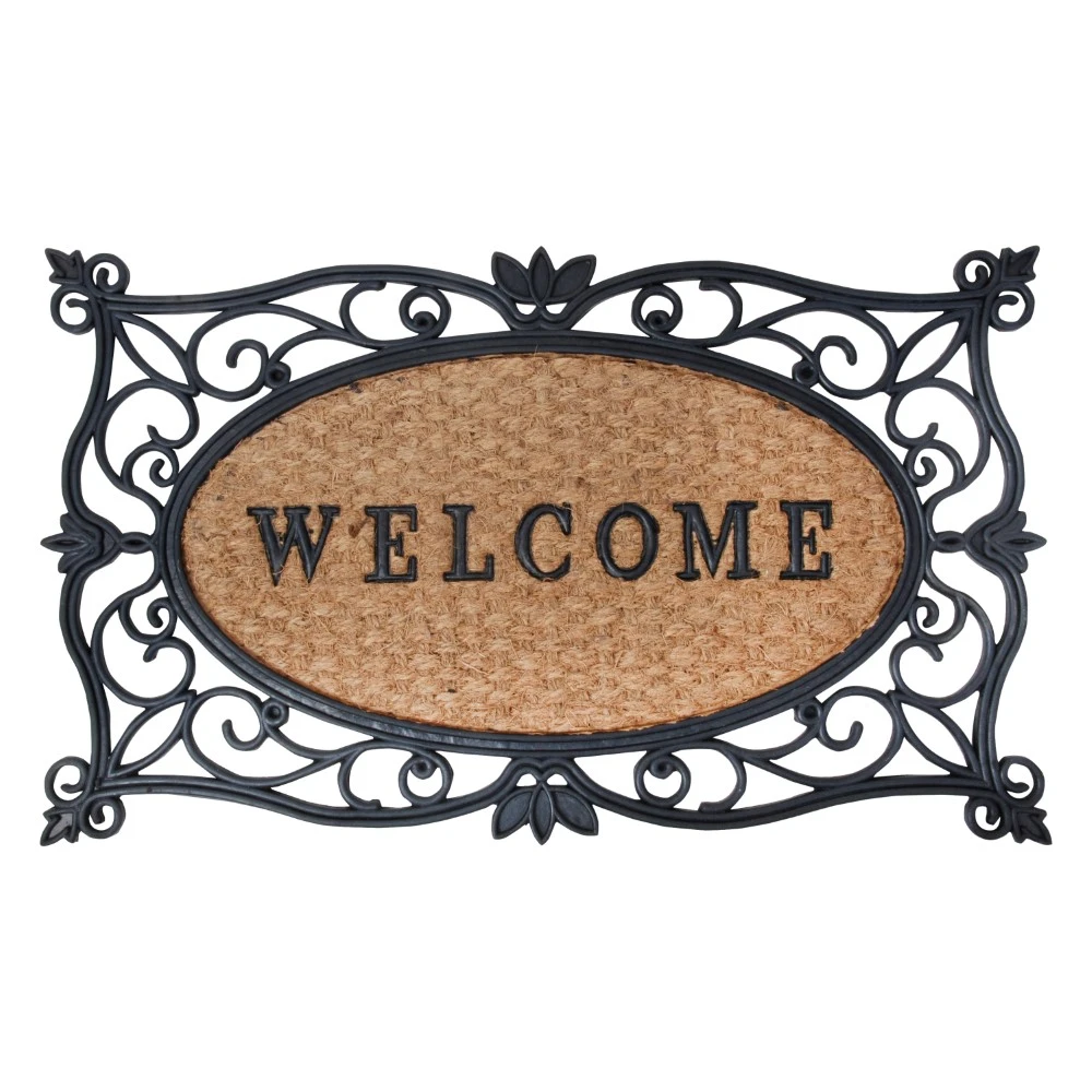 Esschert Deurmat Rubber Met Kokos Welkom 3 Esschert Deurmat Rubber Met Kokos Welkom