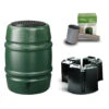Harcostar Kunststof Regenton Groen 168 Liter Met Voet En Vulautomaat -Tuingereedschaps Winkel Regentonset 4