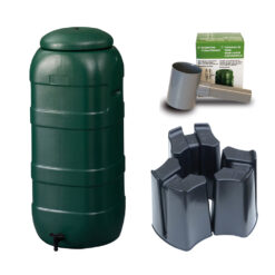 Harcostar Rainsaver Regenton 100 Liter Groen Met Vulautomaat En 3 Delige Voet