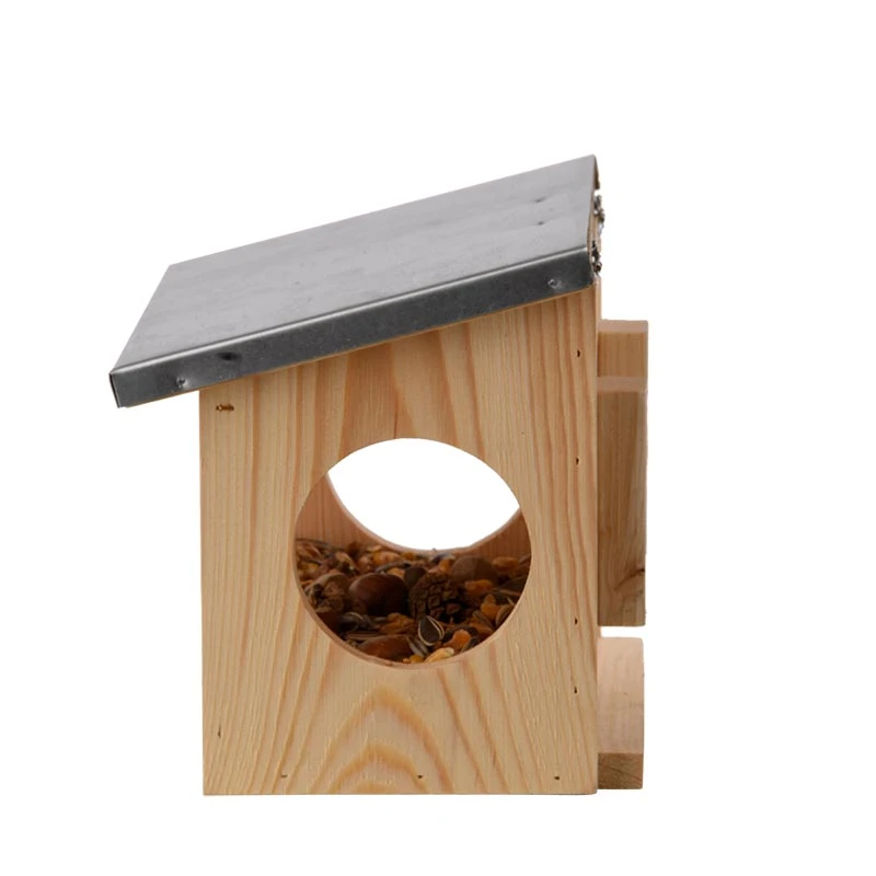 Esschert Eekhoorn Voederhuis Ronde Opening 4 Esschert Eekhoorn Voederhuis Ronde Opening - Afbeelding 2