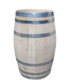 Houten Regenton Kastanje - 110 Liter Met Deksel