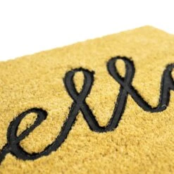 Deurmat Rubber Met Kokos Hello 39 X 60 Cm -Tuingereedschaps Winkel deurmat hallo 3