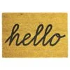 Deurmat Rubber Met Kokos Hello 39 X 60 Cm -Tuingereedschaps Winkel deurmat hello 2