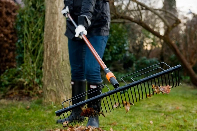 Fiskars Gazonhark Quikfit 4 Fiskars Gazonhark Quikfit - Afbeelding 2