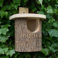 Vogelhuis Nestkast Voor Roodborstje Boomstam 5 Vogelhuis Nestkast Voor Roodborstje Boomstam -Tuingereedschaps Winkel nm z3DP1