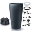 Tube Regenton 2 In 1 230 Liter Antraciet Met Voet En Aftap En Vu -Tuingereedschaps Winkel tube regenton nieuwe set