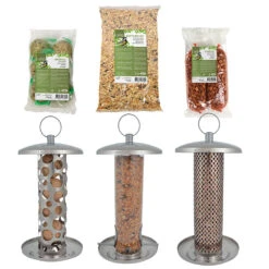 Esschert Vogelvoederhangers RVS Met Voer